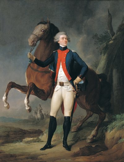 Gilbert Motier (1757-1834) Marquis de la Fayette, 1788 von Louis Leopold Boilly